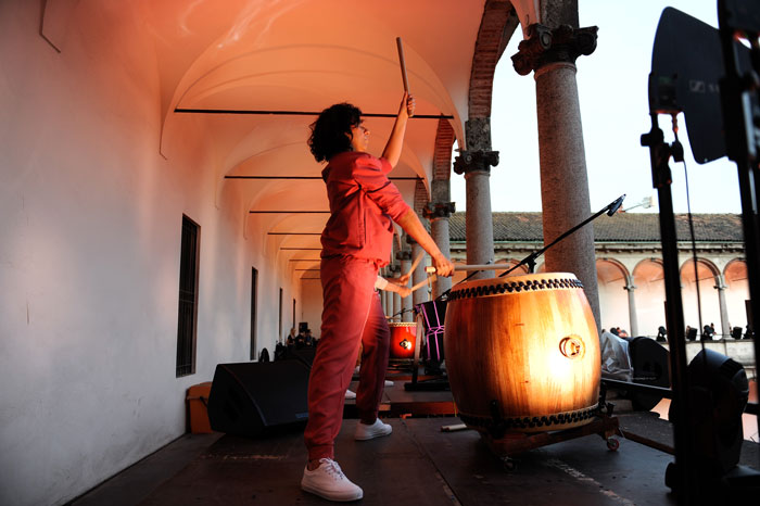Ermenegildo Zegna SS 18 Couture collection Japanese drums