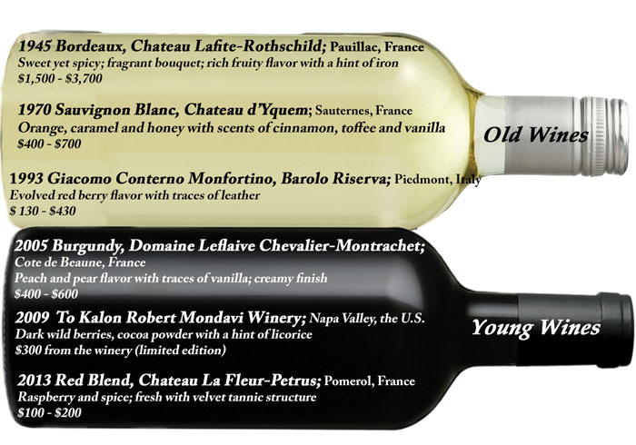Best young and old wines in the market with notes and prices