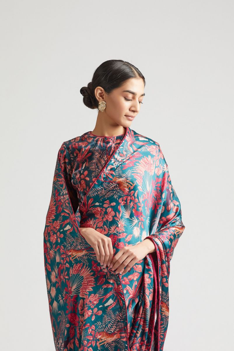 Fashion's Darling: How Florals are Eternal 1 Kshitij Jalori sari 2020