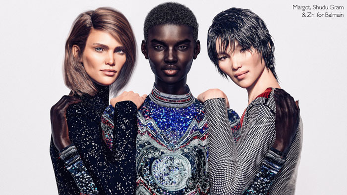 Social Media Influencers? It's Time for Virtual Influencers Now! 2 Margot Shudu Gram Zhi Balmain Instagram Virtual Model Influencer